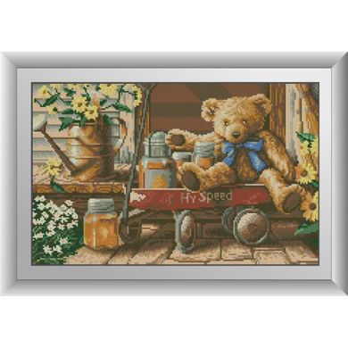 Медвежонок с медом. Набор для выкладки алмазной техникой. Dream Art (30494D) - Вышивка крестиком и бисером - Овца Рукодельница