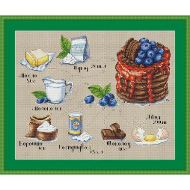 Рецепт панкейков Набор для вышивания крестом Little stitch РП-LS - Вышивка крестиком и бисером - Овца Рукодельница
