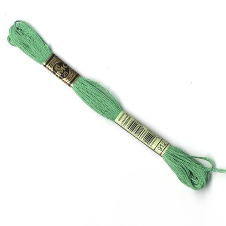 0912 DMC/117 Мулине Peppermint green. DMC (DMC912) - Вышивка крестиком и бисером - Овца Рукодельница