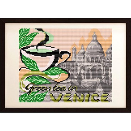 Схема на ткани для вышивания бисером ArtSolo ... на зеленый чай в Венецию VKA4402 - Вишивка хрестиком і бісером - Овечка Рукодільниця