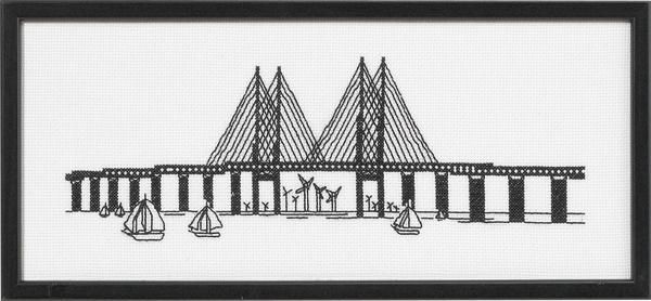 Мост. Графика. Набор для вышивания. Permin (92-4328) - Вышивка крестиком и бисером - Овца Рукодельница