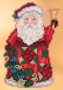 Glad Tidings Santa/Радісна звістка Санта. Набір для вишивання. Mill Hill (JS203103) - Вишивка хрестиком і бісером - Овечка Рукодільниця