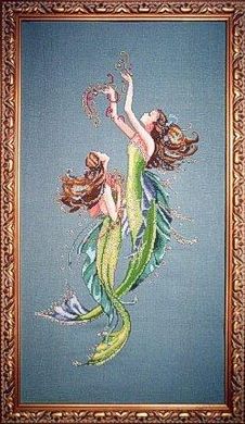 Mermaids Of The Deep Blue Русалки глибокого моря. Схема вишивки хрестиком. Mirabilia Design (MD85) - Вишивка хрестиком і бісером - Овечка Рукодільниця