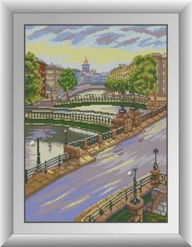 Набір для малювання каменями алмазний живопис Dream Art Міський пейзаж (квадратні, повна) 30981D - Вишивка хрестиком і бісером - Овечка Рукодільниця