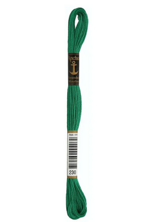 Мулине Mint Green Very Dark. Anchor (Anchor 230) - Вышивка крестиком и бисером - Овца Рукодельница