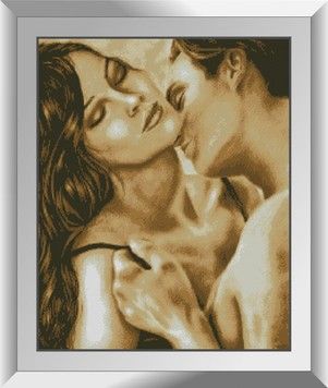 Поцелуй в шею Dream Art. Набор алмазной мозаики (квадратные, полная) 31666 - Вышивка крестиком и бисером - Овца Рукодельница