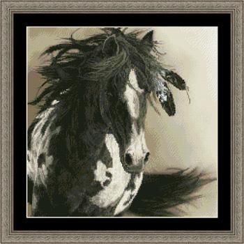 Freedom for All- Pinto Horse Kustom Krafts (JL-001) - Вишивка хрестиком і бісером - Овечка Рукодільниця