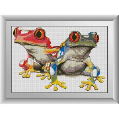 Барвисті жаби. Dream Art (30362D) - Вишивка хрестиком і бісером - Овечка Рукодільниця