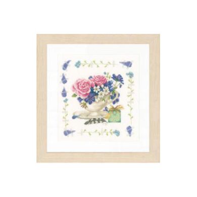 Набор для вышивания Lanarte Bouquet of roses Букет роз PN-0170950 - Вишивка хрестиком і бісером - Овечка Рукодільниця