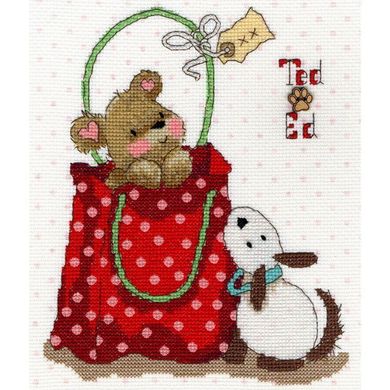 Ted & Ed: In The Bag. Набор для вышивания крестом. Bothy Threads (XMS12) - Вышивка крестиком и бисером - Овца Рукодельница