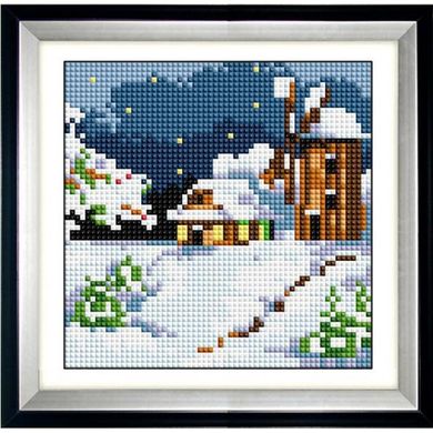 Зимняя мельница. Dream Art (30484D) - Вышивка крестиком и бисером - Овца Рукодельница