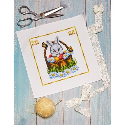 Дитячий пасхальний рушник Набір для вишивки бісером Biser-Art 9511ба - Вишивка хрестиком і бісером - Овечка Рукодільниця