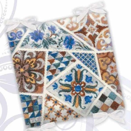 Подушка. Мозаика. Набор для вышивания крестом. Риолис (1871) - Вышивка крестиком и бисером - Овца Рукодельница