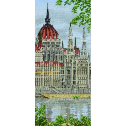 Набор для вышивания Anchor PCE0810 Hungarian Parliament Building / Венгерский парламент - Вышивка крестиком и бисером - Овца Рукодельница
