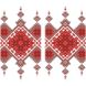 Набір для вишивки нитками Барвиста Вишиванка Рушник для Весільних Ікон 30х120 ТР442дн3099i
