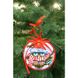 Набір для вишивки нитками Барвиста Вишиванка Пошита новорічна іграшка Розумник (серія: Новорічні Сови) 10х10 ТР370аБ1010i