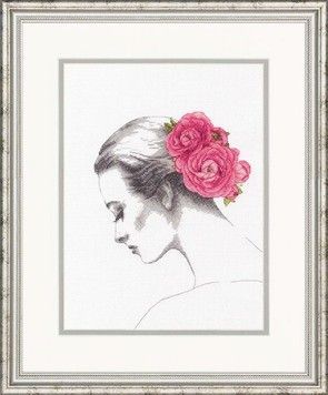 Набір для вишивання хрестиком Dimensions 70-35379 Floral Portrait - Вишивка хрестиком і бісером - Овечка Рукодільниця