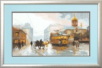 Набір для вишивки хрестиком Чарівна Мить 577ч Вечірній трамвай - Вишивка хрестиком і бісером - Овечка Рукодільниця