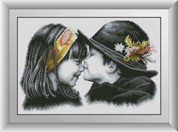 Набір для малювання каменями алмазний живопис Dream Art Чарівна парочка (квадратні, повна) 30592D - Вишивка хрестиком і бісером - Овечка Рукодільниця