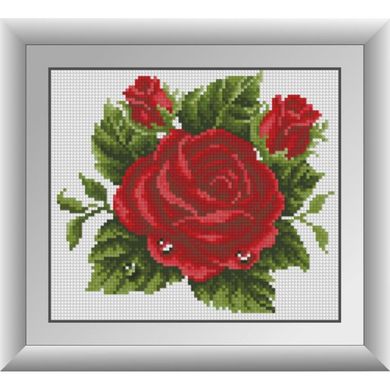 Троянди в росі. Dream Art (30404D) - Вишивка хрестиком і бісером - Овечка Рукодільниця