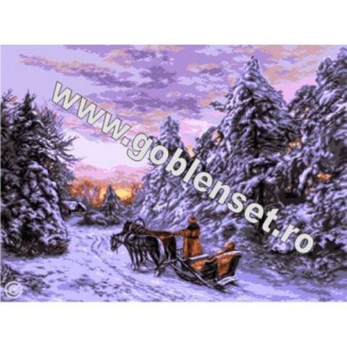 Набор для вышивания гобелен Goblenset G939 Зима на Кавказе - Вишивка хрестиком і бісером - Овечка Рукодільниця