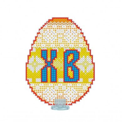 Пасхальне яйце Набір для вишивання хрестиком на пластиковій канві VOLOSHKA VPF_010 - Вишивка хрестиком і бісером - Овечка Рукодільниця