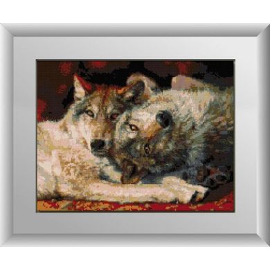 Игривые волки. Dream Art (30231D) - Вышивка крестиком и бисером - Овца Рукодельница