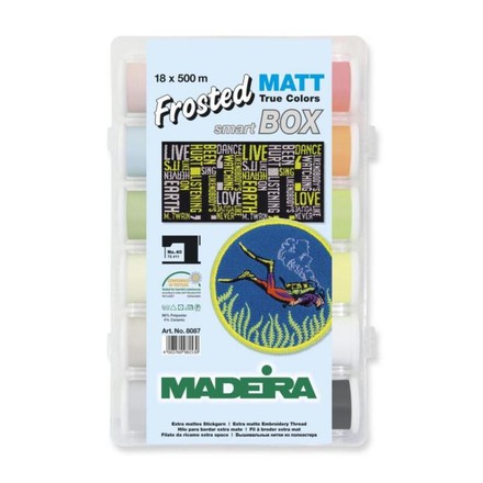 Набір ниток Frosted Matt (18x500м). Madeira (8087м) - Вишивка хрестиком і бісером - Овечка Рукодільниця