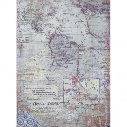 Канва для вишивання з фоновим малюнком Alisena КФ-1271 - Вишивка хрестиком і бісером - Овечка Рукодільниця