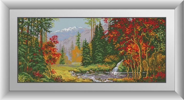 Осенний лес. Набор алмазной живописи. Dream Art (30963D) - Вышивка крестиком и бисером - Овца Рукодельница