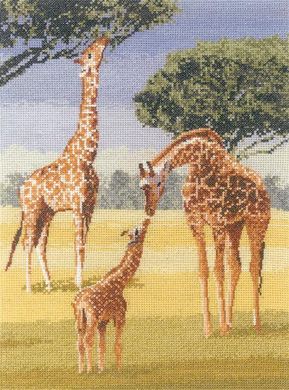 Жирафы. Набор для вышивания. Heritage (H1023) - Вышивка крестиком и бисером - Овца Рукодельница