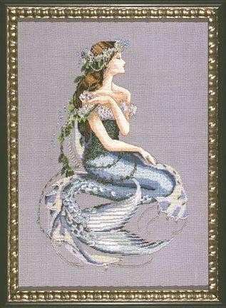 Enchanted Mermaid Зачарованная Русалка. Схема вышивки крестом. Mirabilia Designs (MD84) - Вышивка крестиком и бисером - Овца Рукодельница