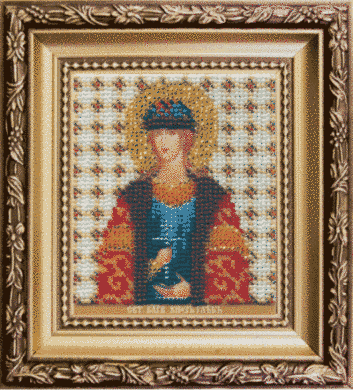 Ікона святий благовірний князь Гліб. Набір для вишивання бісером. Чарівна Мить (Б-1147) - Вишивка хрестиком і бісером - Овечка Рукодільниця
