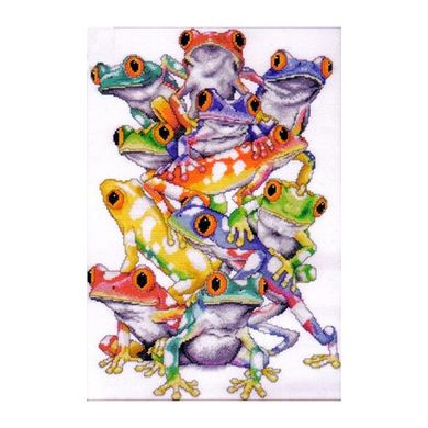 Набор для вышивания Design Works 2599 Frog Pile - Вышивка крестиком и бисером - Овца Рукодельница