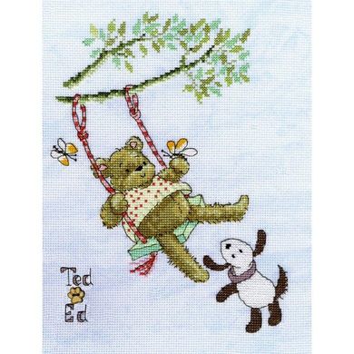Ted & Ed: Flying High. Набор для вышивания крестом. Bothy Threads (XMS14) - Вышивка крестиком и бисером - Овца Рукодельница