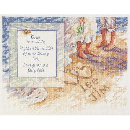 Beach Romance Пляжный романс. Набор для вышивания крестом. Janlynn (023-0582) - Вышивка крестиком и бисером - Овца Рукодельница