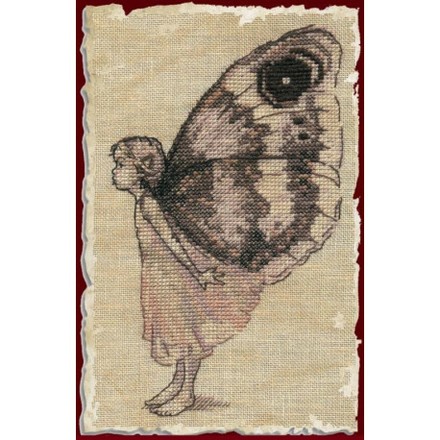 Набір для вишивання хрестиком NIMUЁ 55-A033 K Le Papillon/Метелик - Вишивка хрестиком і бісером - Овечка Рукодільниця