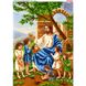 Ісус та діти Схема для вишивки бісером Biser-Art A602ба
