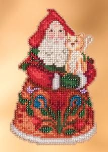 Purrfect Christmas Santa/Идеальный Рождественский Санта. Набор для вышивания. Mill Hill (JS203101) - Вышивка крестиком и бисером - Овца Рукодельница