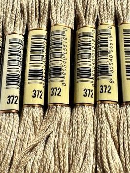 Муліне для вишивання AIRO №372 колір Mustard, Light/Світлий гірчичний 8м