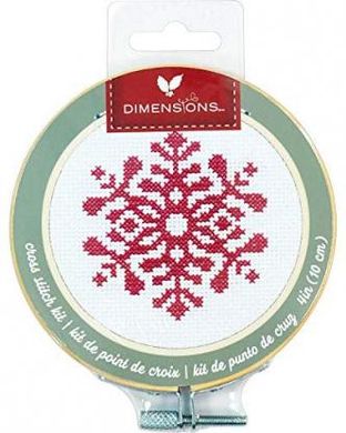 Снежинка. Набор для вышивания крестом. Дименшенс Dimensions (72-76049) - Вышивка крестиком и бисером - Овца Рукодельница