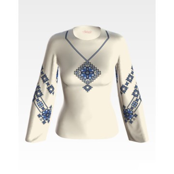 Набір для вишивання жіночої блузки нитками Весняна БЖ048кМннннi - Вишивка хрестиком і бісером - Овечка Рукодільниця