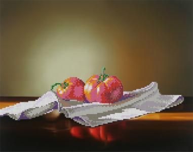 Натюрморт с помидорами. Ткань для вышивки бисером. Картины бисером (SА-125кб) - Вышивка крестиком и бисером - Овца Рукодельница
