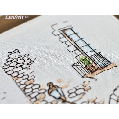 Набор для вышивания ЛанСвіт Дворик в Испании А-006 - Вышивка крестиком и бисером - Овца Рукодельница