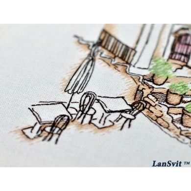 Набор для вышивания ЛанСвіт Дворик в Испании А-006 - Вишивка хрестиком і бісером - Овечка Рукодільниця