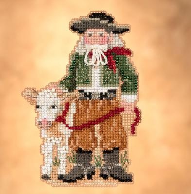 Пампас Санта. Набор для вышивания. Mill Hill (MH201931) - Вышивка крестиком и бисером - Овца Рукодельница