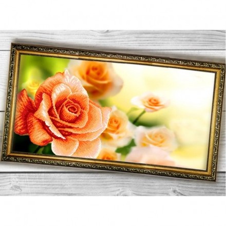 Троянда Схема для вишивки бісером Biser-Art 3060008ба - Вишивка хрестиком і бісером - Овечка Рукодільниця