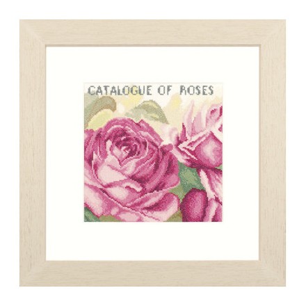 Набор для вышивания Lanarte L34994 Catalogue of Roses-pink - Вышивка крестиком и бисером - Овца Рукодельница