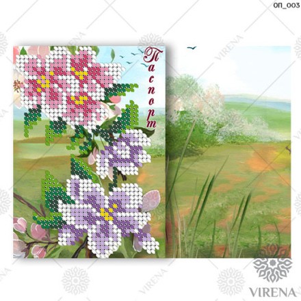 Обложка на паспорт Virena ОП_003 - Вышивка крестиком и бисером - Овца Рукодельница