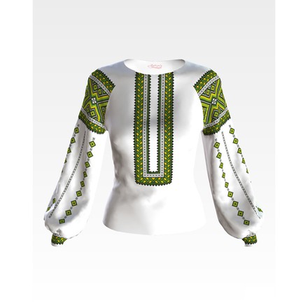 Набір для вишивання жіночої блузки нитками Вогняна БЖ076пБннннi - Вишивка хрестиком і бісером - Овечка Рукодільниця